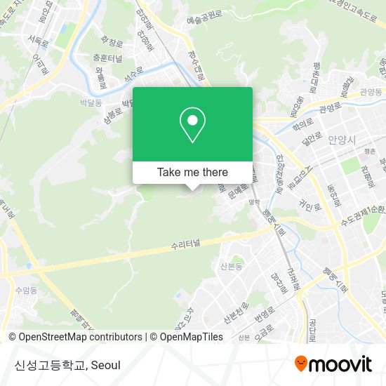 신성고등학교 map