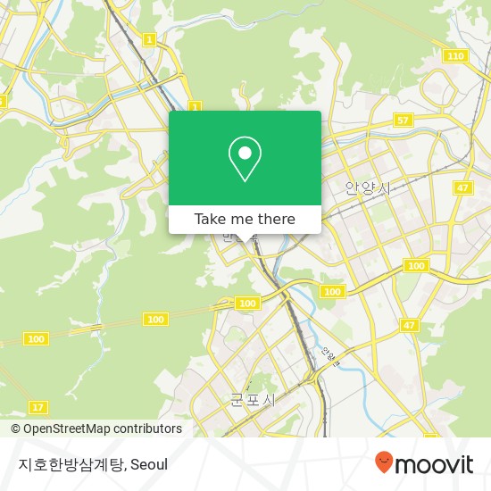지호한방삼계탕 map