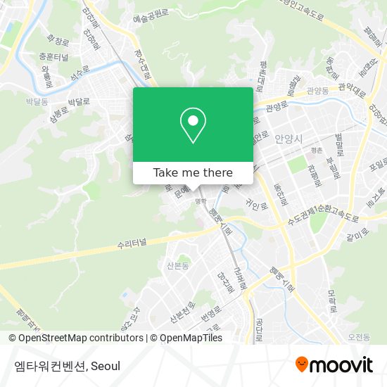 엠타워컨벤션 map