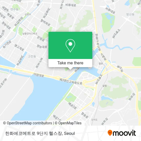 한화에코메트로 9단지 헬스장 map