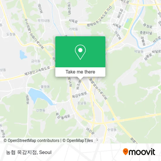 농협 목감지점 map