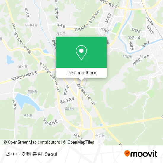 라마다호텔 동탄 map