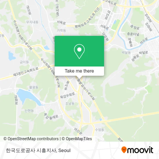 한국도로공사 시흥지사 map
