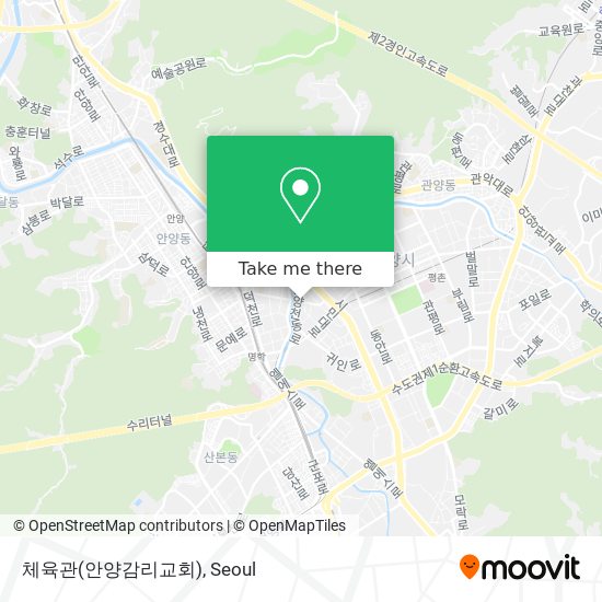 체육관(안양감리교회) map