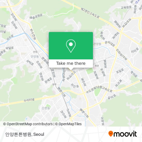 안양튼튼병원 map