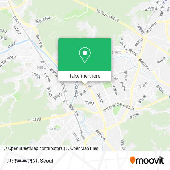 안양튼튼병원 map