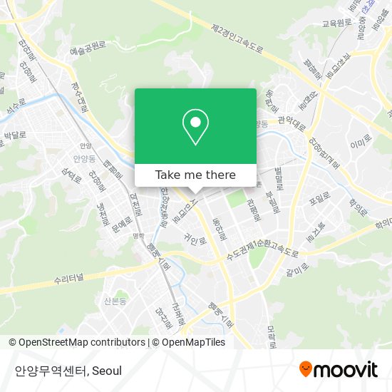 안양무역센터 map