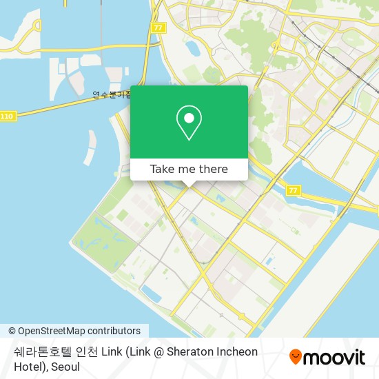 쉐라톤호텔 인천 Link (Link @ Sheraton Incheon Hotel) map