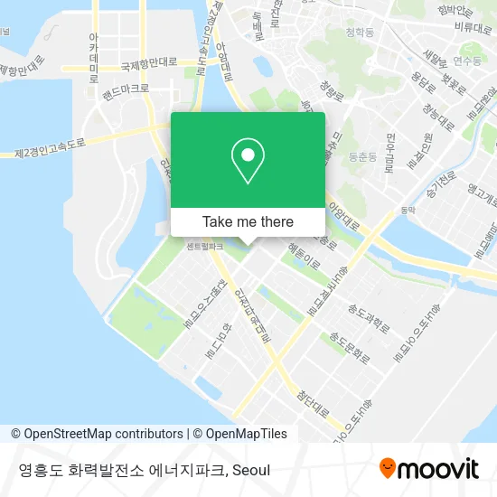 영흥도 화력발전소 에너지파크 map
