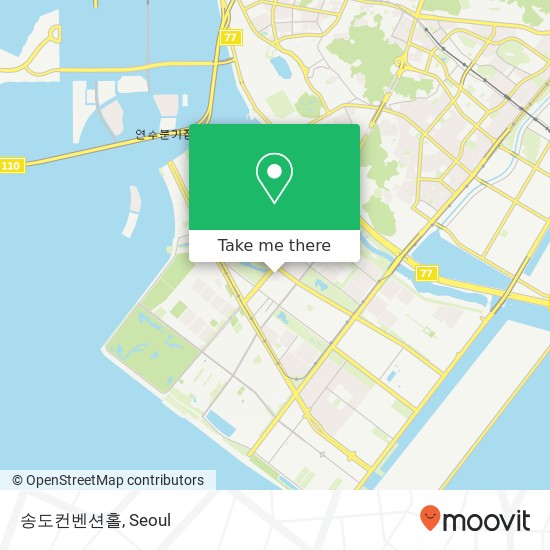 송도컨벤션홀 map