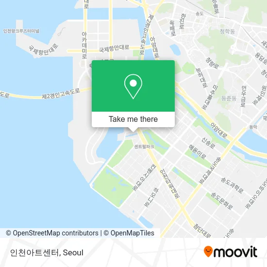 인천아트센터 map