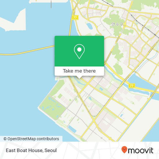 East Boat House map