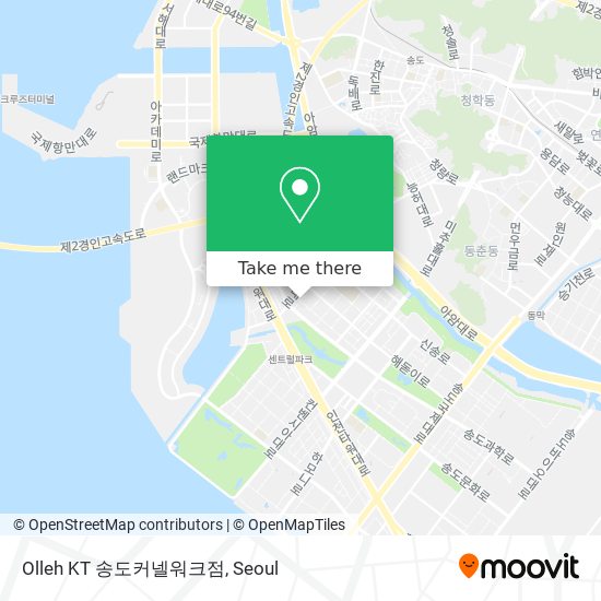 Olleh KT 송도커넬워크점 map