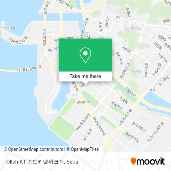 Olleh KT 송도커넬워크점 map