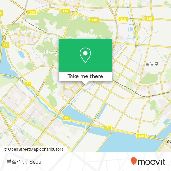 본설렁탕 map