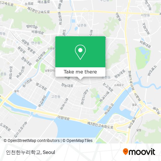 인천한누리학교 map