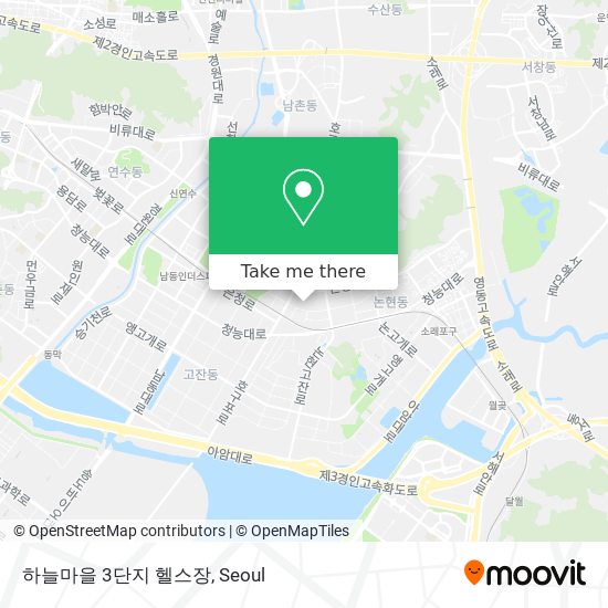 하늘마을 3단지 헬스장 map