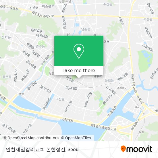 인천제일감리교회 논현성전 map