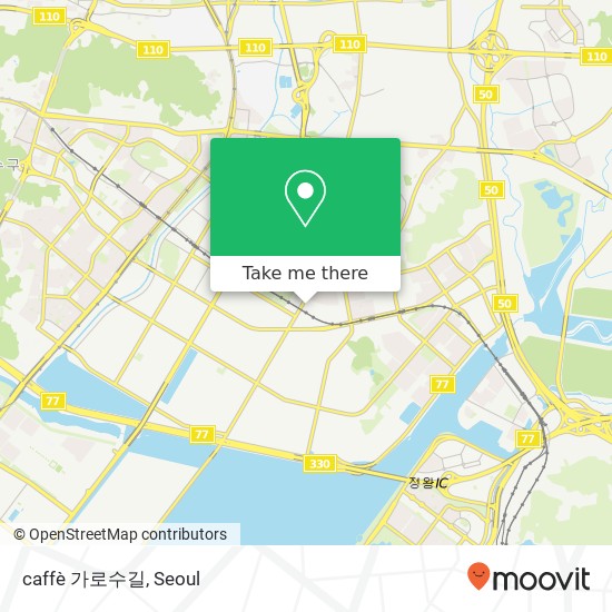 caffè 가로수길 map