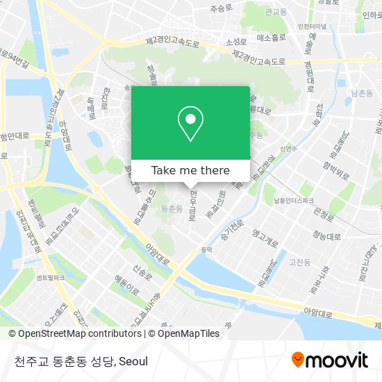 천주교 동춘동 성당 map