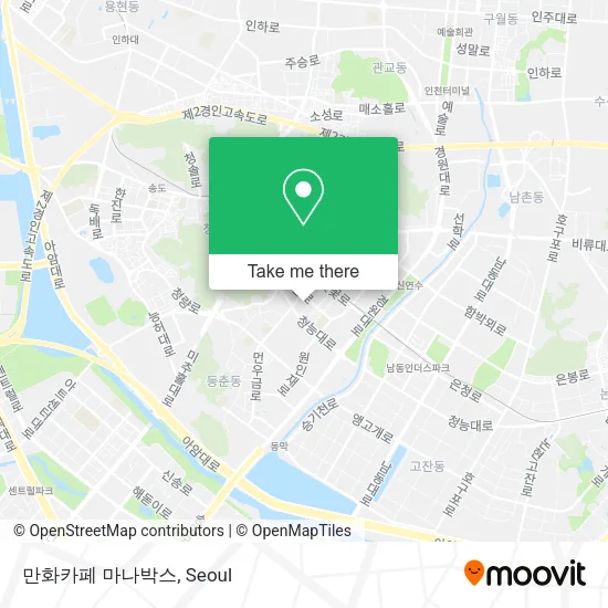 만화카페 마나박스 map