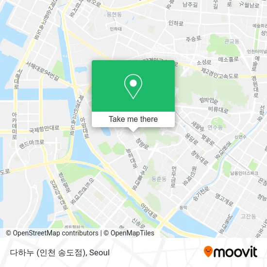 다하누 (인천 송도점) map