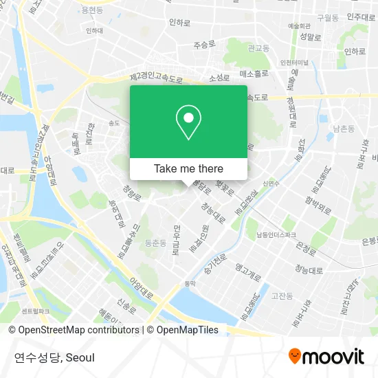연수성당 map