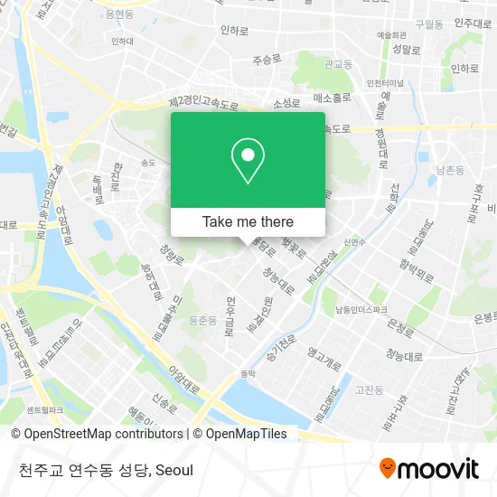 천주교 연수동 성당 map