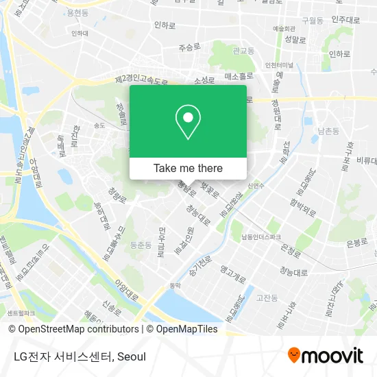 LG전자 서비스센터 map