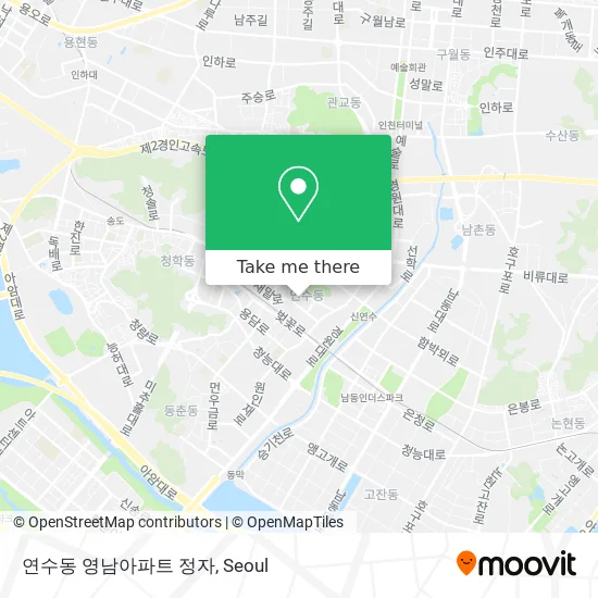 연수동 영남아파트 정자 map