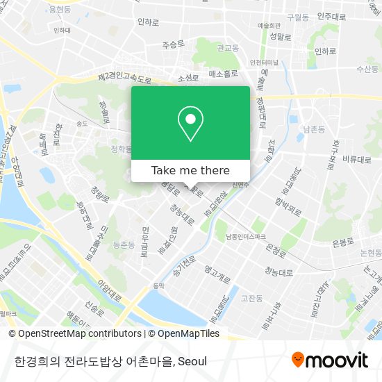 한경희의 전라도밥상 어촌마을 map