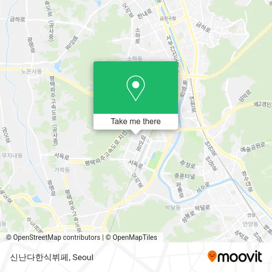 신난다한식뷔페 map