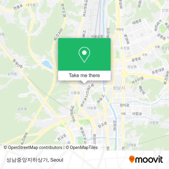 성남중앙지하상가 map