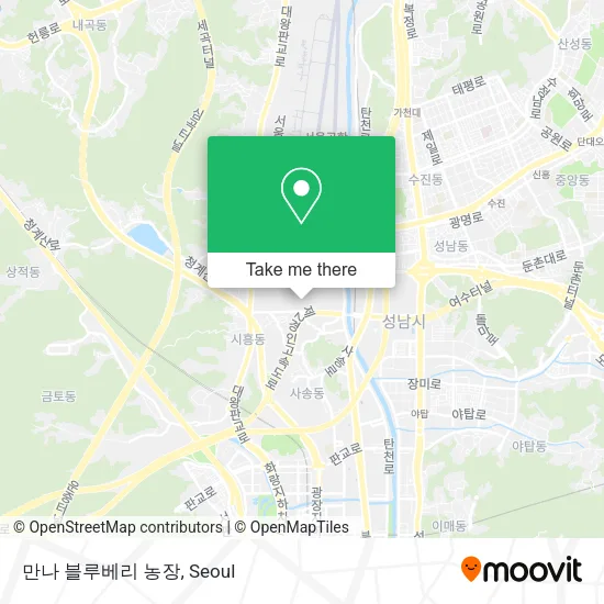 만나 블루베리 농장 map