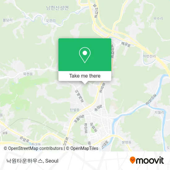낙원타운하우스 map