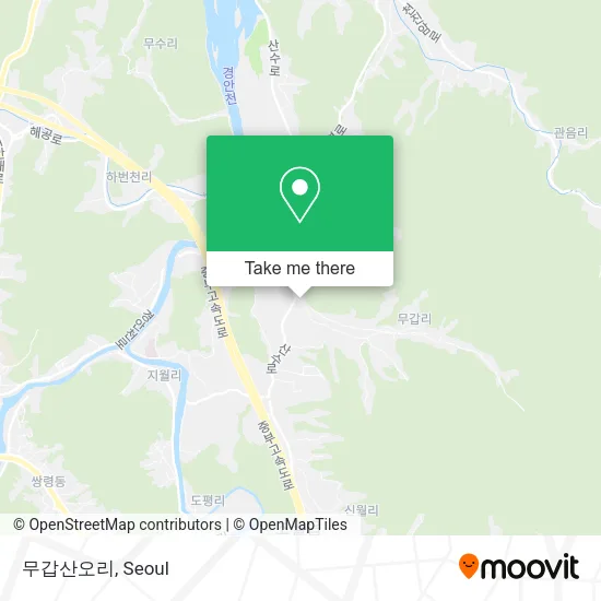 무갑산오리 map