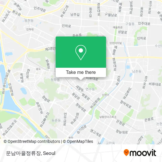 문남마을정류장 map