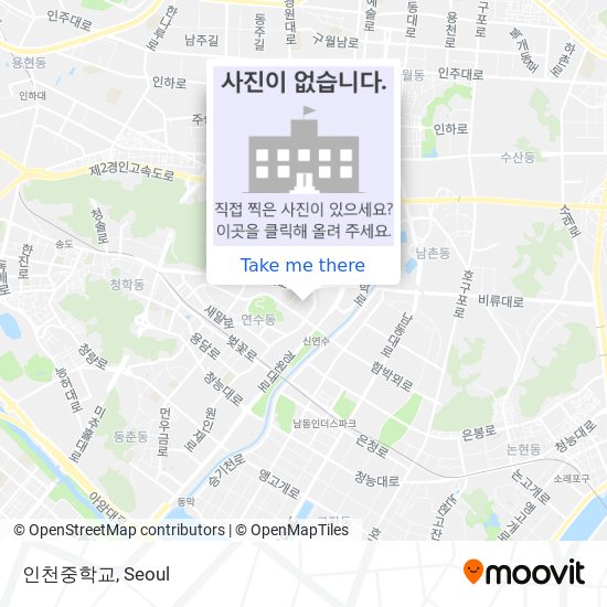 인천중학교 map