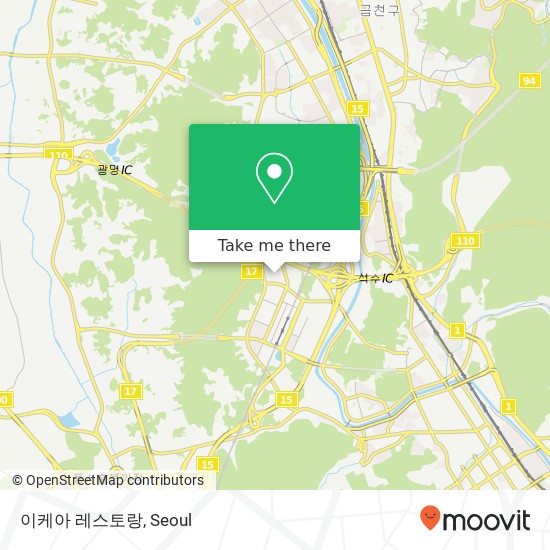 이케아 레스토랑 map