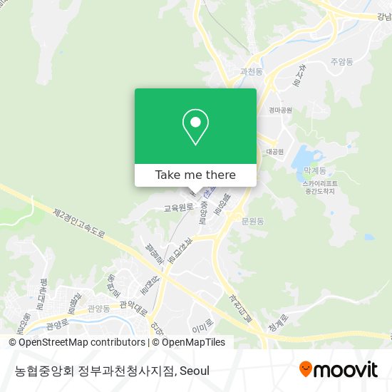 농협중앙회 정부과천청사지점 map