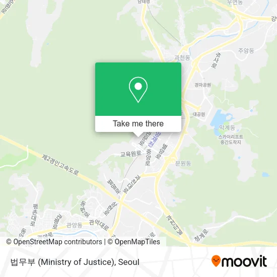 법무부 (Ministry of Justice) map