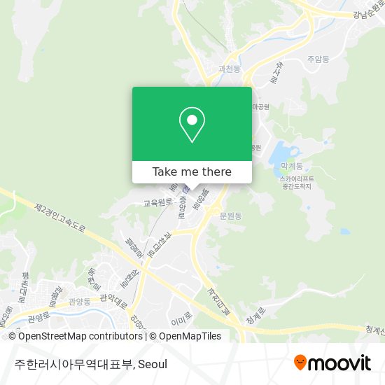주한러시아무역대표부 map