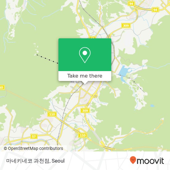 마네키네코 과천점 map