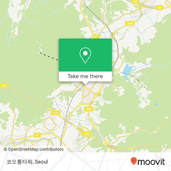 코오롱타워 map