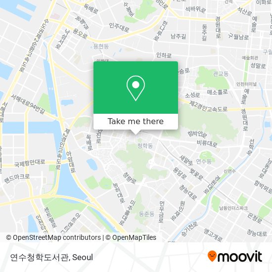 연수청학도서관 map