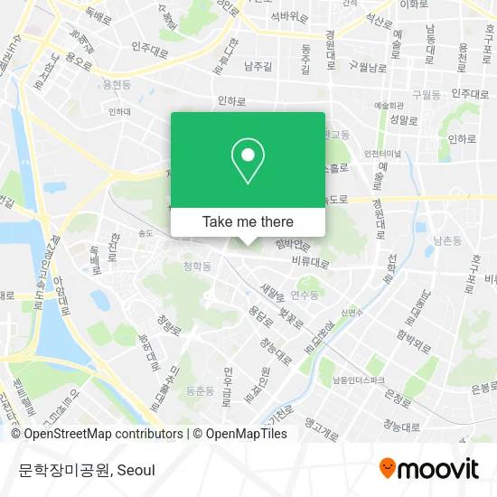 문학장미공원 map