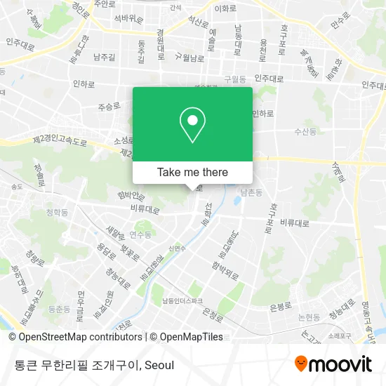 통큰 무한리필 조개구이 map