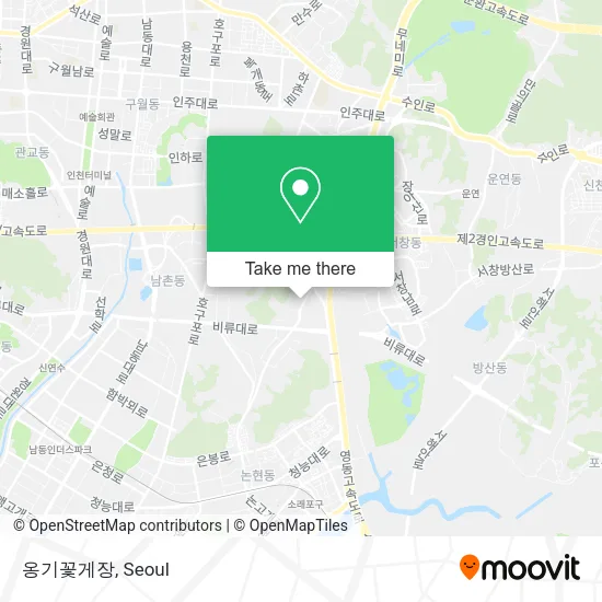 옹기꽃게장 map