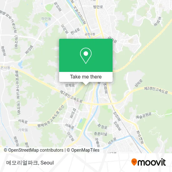 메모리얼파크 map