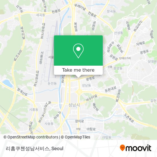 리홈쿠첸성남서비스 map